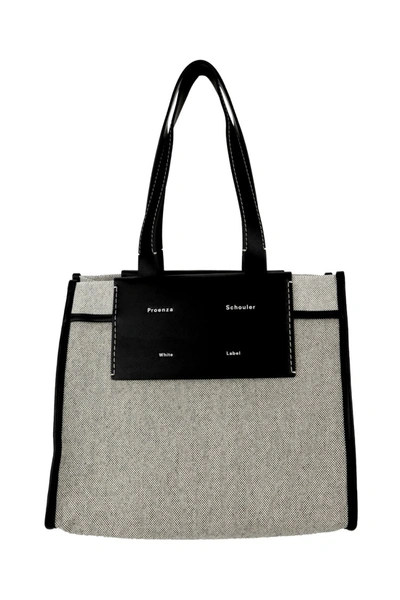 Shop Proenza Schouler Morris Tote Bag In Grey