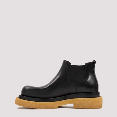 Shop Bottega Veneta Lug Boots Shoes In Black