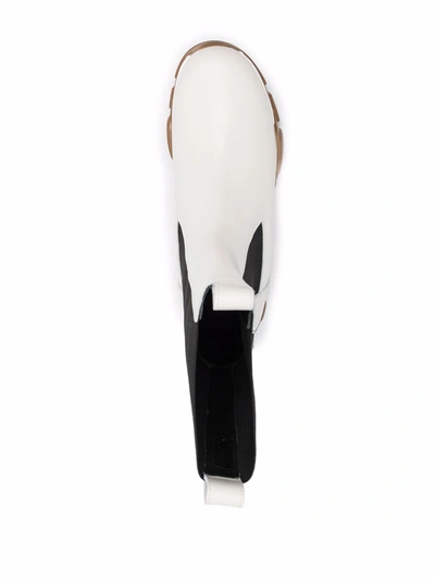 Shop Erika Cavallini Semi-couture Boots White