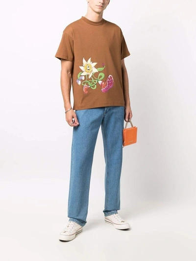 Shop Jacquemus T-shirts And Polos Brown