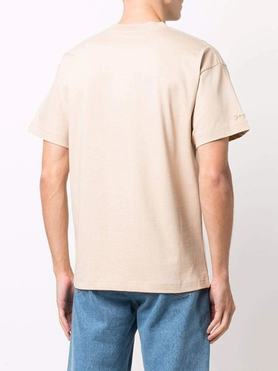 Shop Jacquemus T-shirts And Polos Beige