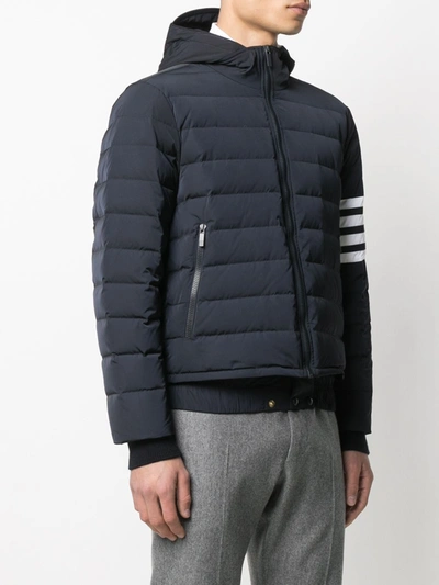 Shop Thom Browne Coats Blue