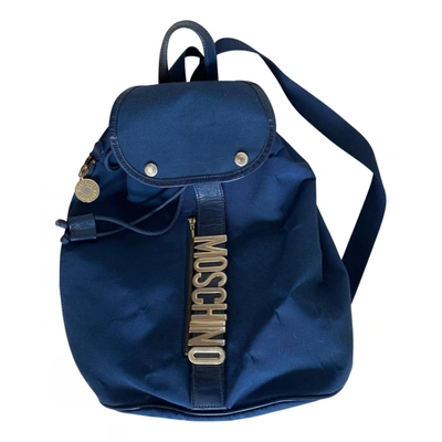 Backpack Moschino Cheap And Chic Blue in Polyester - 21172370