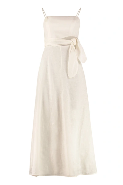 Shop Zimmermann Amelie Maxi Dress In White