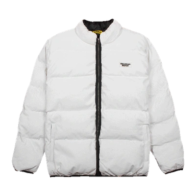 Shop Chinatown Market Uv Puffer Jacket In White