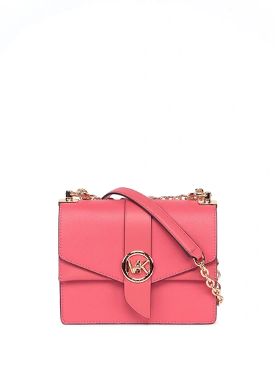 Buy Michael Kors Greenwich Extra-Small Saffiano Leather Crossbody Bag, Pink Color Women