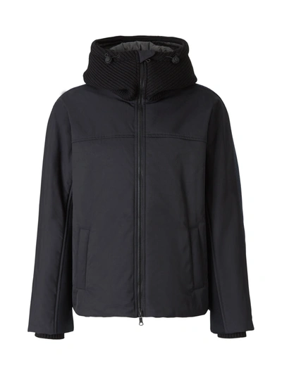 Shop Valentino Contrast Hooded Jacket In Multi