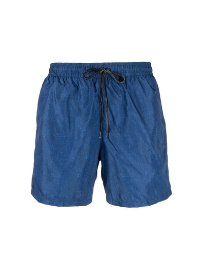 Shop Drumohr Shell Swim Shorts In Blue
