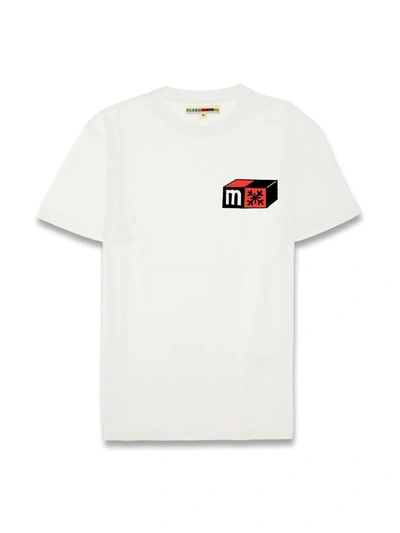 Shop Modes Garments Modes T-shirt With Saint Moritz Print In White