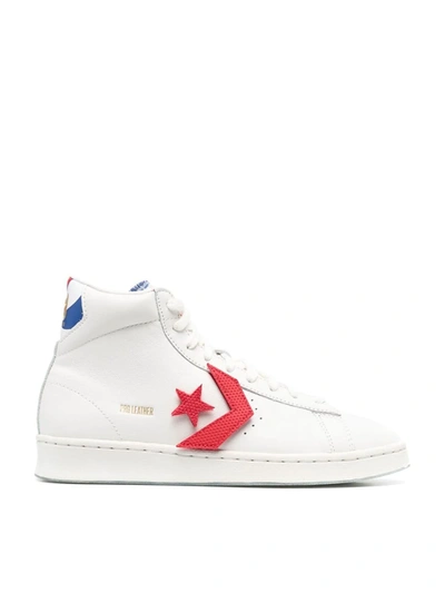 Shop Converse Pro Leather Sneakers In White