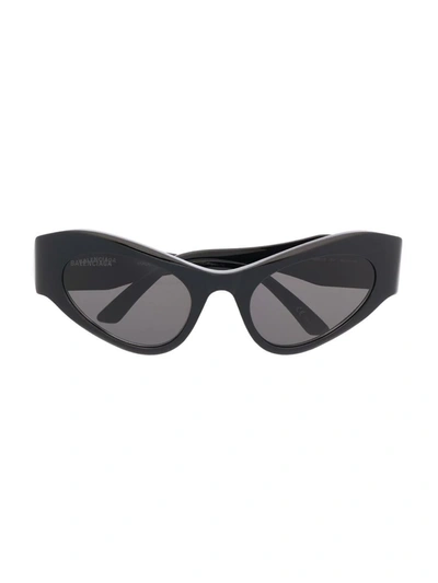 Shop Balenciaga Cat-eye Sunglasses In Black