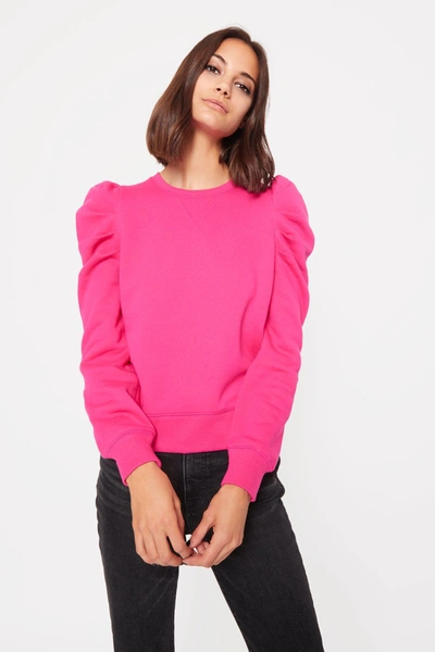 Shop Rebecca Minkoff Janine Sweatshirt In Hot Pink