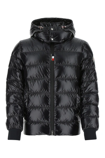 Shop Moncler Midnight Blue Nylon Cuvellier Down Jacket  Blue  Uomo 5