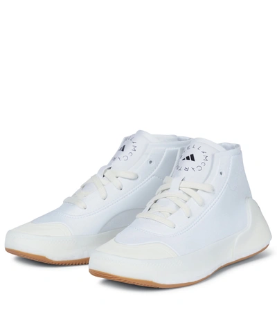 Shop Adidas By Stella Mccartney Asmc Treino High-top Sneakers In White