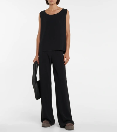 The Row Platform Sole Round Toe Ankle Boots In Dark Brown