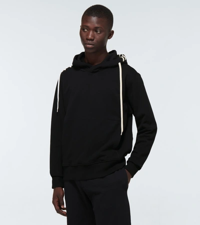 Shop Craig Green Laced Hooded Sweatshirt In Black