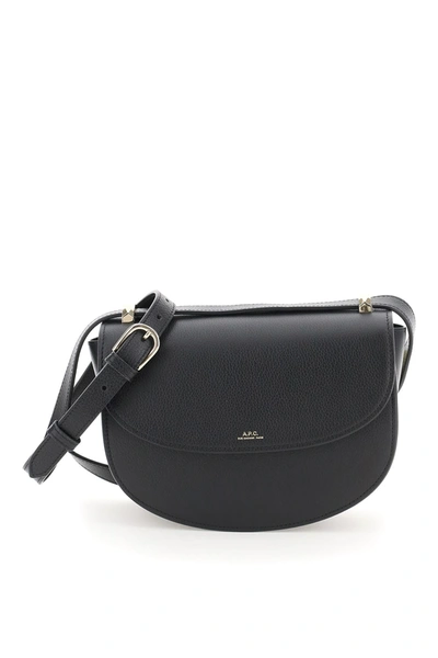 Shop Apc Geneve Crossbody Bag In Black (black)