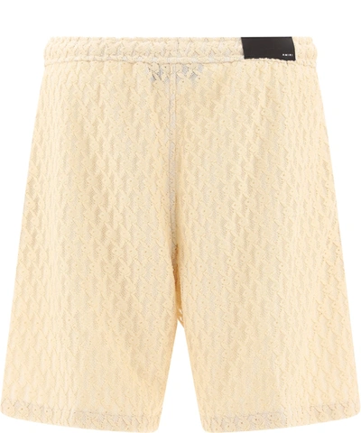 Shop Amiri "playboy" Shorts In Beige