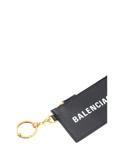 Shop Balenciaga Lace Wallet In Black  