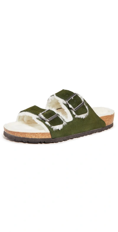 Shop Birkenstock Arizona Shearling Sandals