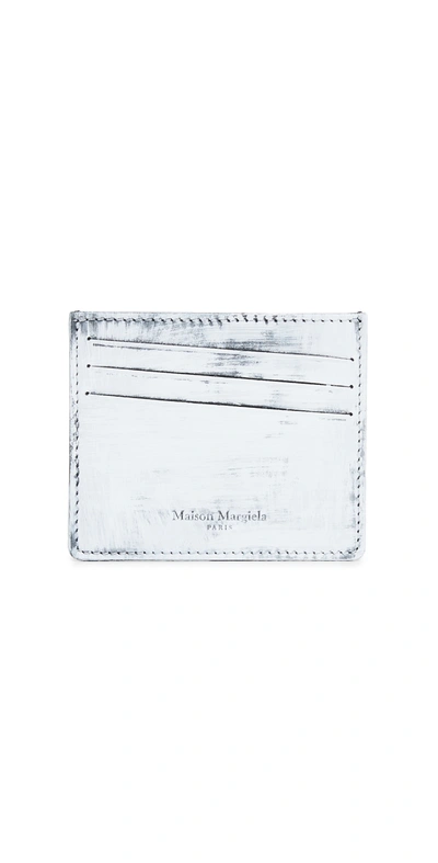 Shop Maison Margiela Card Case In Metallic