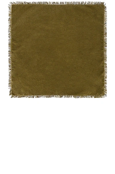 Shop Hawkins New York Essential Set Of 4 Dinner Napkins In Olive