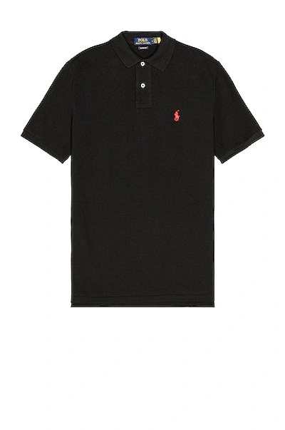 Shop Polo Ralph Lauren Classic Fit Mesh Polo In Polo Black