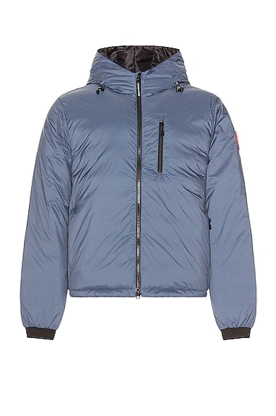 Shop Canada Goose Lodge Hoody In Ozone Blue