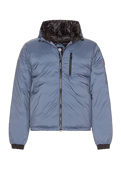 Shop Canada Goose Lodge Hoody In Ozone Blue