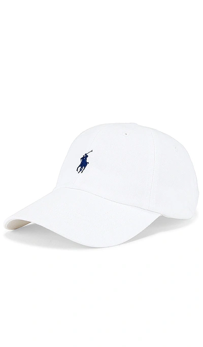 Polo Ralph Lauren Chino Cap In White