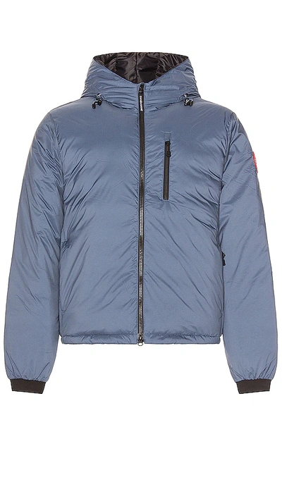 Shop Canada Goose Lodge Hoody In Blue