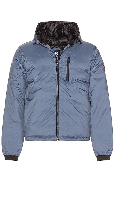 Shop Canada Goose Lodge Hoody In Blue