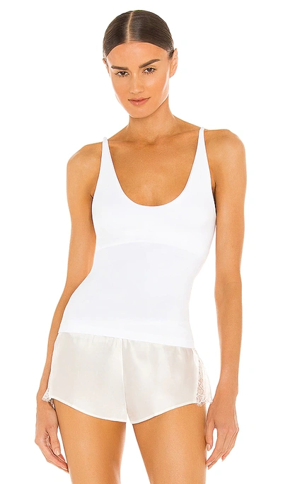 Free People Seamless Scoop Neck Camisole In White