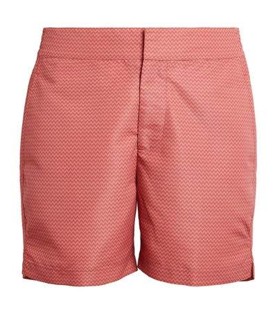 Shop Frescobol Carioca Pepe Swim Shorts In Orange