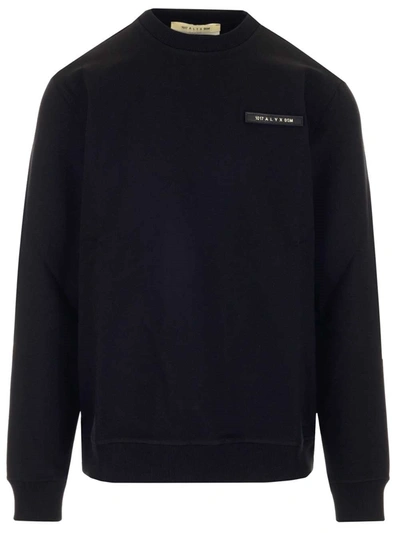 Shop Alyx 1017  9sm Logo Patched Sweatshirt In Black