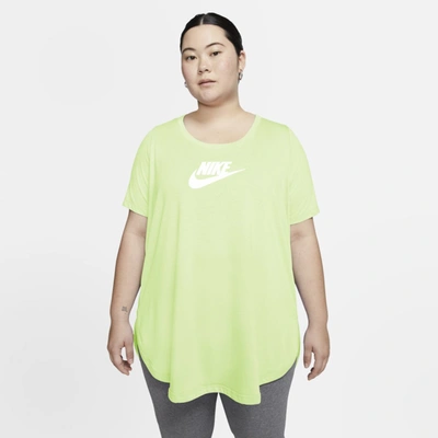 Shop Nike Sportswear Essential Women's Tunic In Lime Ice,white