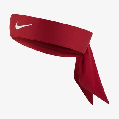 Shop Nike Dri-fit Kids' Head Tie In Gym Red