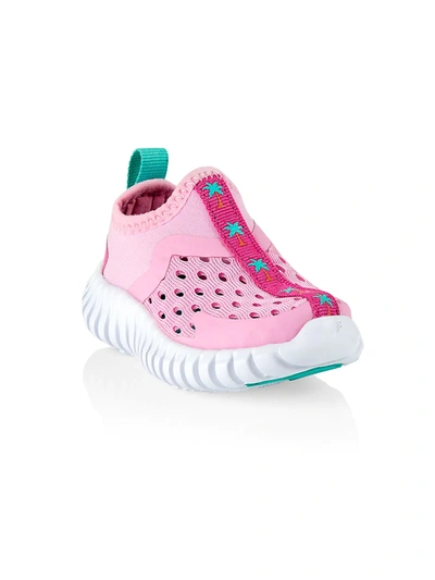 Shop New Balance Baby Girl's Slip On Aqua Drift Shoe In Pink Lemonade