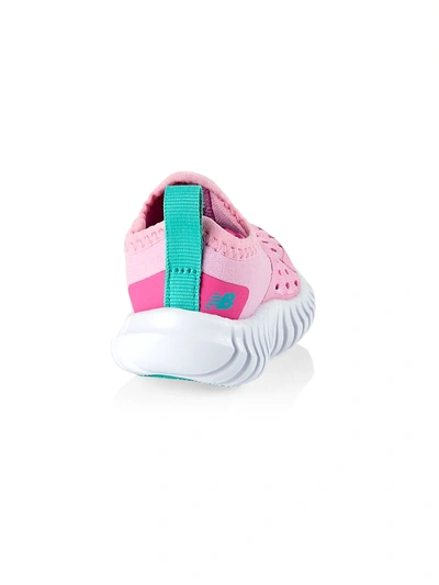 Shop New Balance Baby Girl's Slip On Aqua Drift Shoe In Pink Lemonade