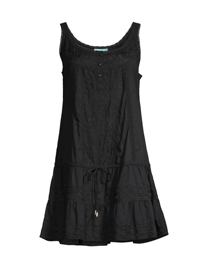 Shop Melissa Odabash Women's Jaz Cover-up Dress In Black