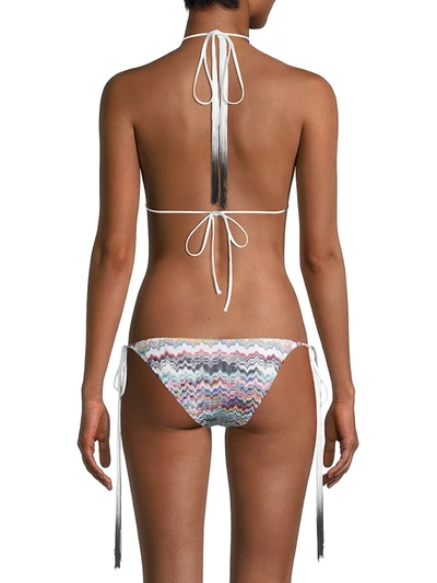 Shop Missoni Women's Two-piece Tasseled String Bikini Set In Neutral