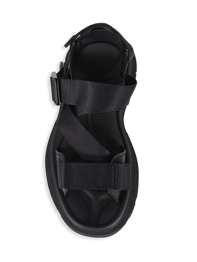 Shop Alexander Mcqueen Women's Tread Sport Sandals In Black