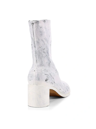 Shop Maison Margiela Bianchetto Tabi Boots In Black White