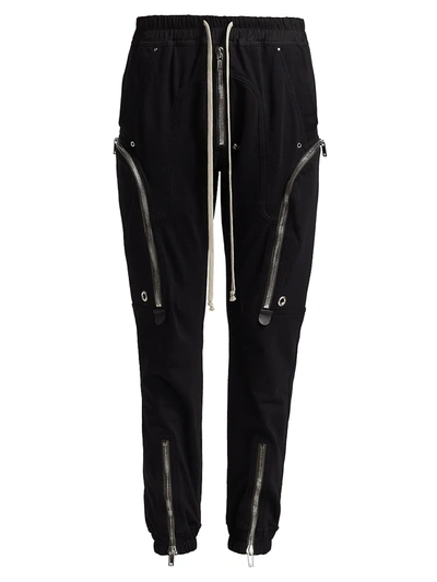 Shop Rick Owens Bauhaus Cargo Joggers In Black