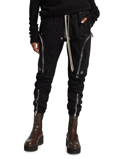 Shop Rick Owens Bauhaus Cargo Joggers In Black