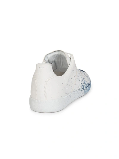 Shop Maison Margiela Replica Paintsplatter Sneakers In White