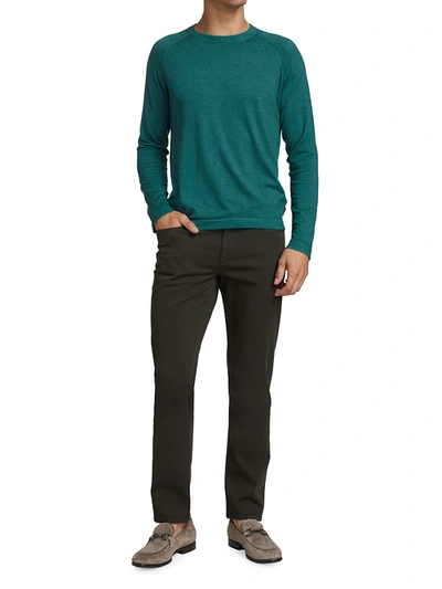 Shop Ermenegildo Zegna Straight-leg Jeans In Green