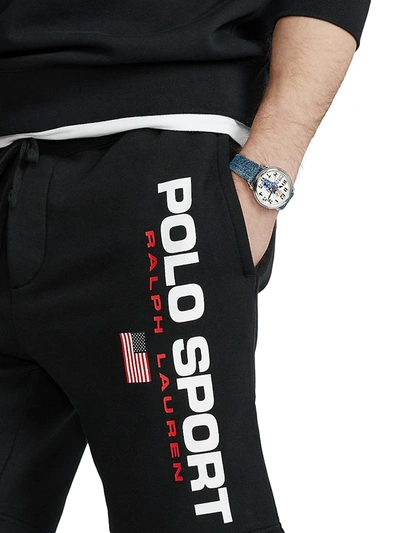 Shop Polo Ralph Lauren Men's Polo Sport Fleece Shorts In Polo Black