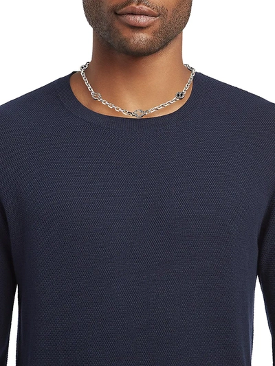 Shop Gucci Sterling Silver Interlocking G Necklace