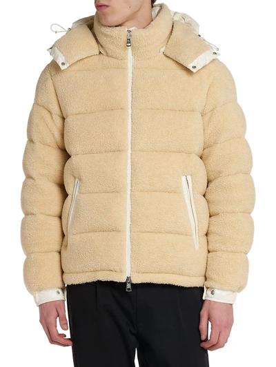 Shop Moncler Michon Drawstring Hood Jacket In Light Beige
